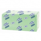 Салфетки бумажные Luscan Profi Pack 1-слойные салатовые с тиснением 24x24 см, 400 лист./пачк., 470887