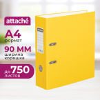 Папка регистратор Attache (Attache Selection) Экономи 90 мм желтый бумвинил/бумага