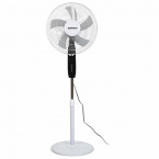 Вентилятор напольный, SONNEN, TF-45W-40-520 3 режима, пульт ДУ, d=40 см, 45 Вт, белый