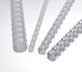 Пружины для переплета пластиковые 22 мм белые, 50 шт.