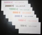 Полиграфия для инкассации Бандерольная лента кольцевая 5 Euro