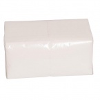 Салфетки бумажные Big Pack 1-слойные белые 24x24 см, 600 лист./пачк., 75275