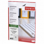 Самоклеящиеся этикетки TANEX 48,5х16,9 мм, 64 этикетки, белая, 70 г/м2, 50 листов, TANEX, TW-2564