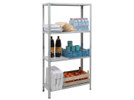 Стеллаж металлический Практик ES 150KD/75Х30/4 см 4 полки, оцинкованная сталь