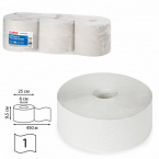 Туалетная бумага LAIMA UNIVERSAL (Система T1) 1-слойная в БОЛЬШИХ рулонах, 6 рулонов по 450 метров, цвет натуральный