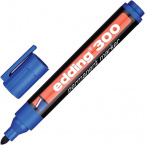 Перманентный маркер Edding E-300/3 синий (толщина линии 1.5-3 мм), 35735